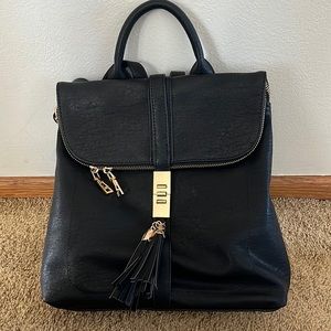 Faux Leather Backpack